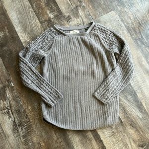 Loft cotton sweater with croquet sleeves